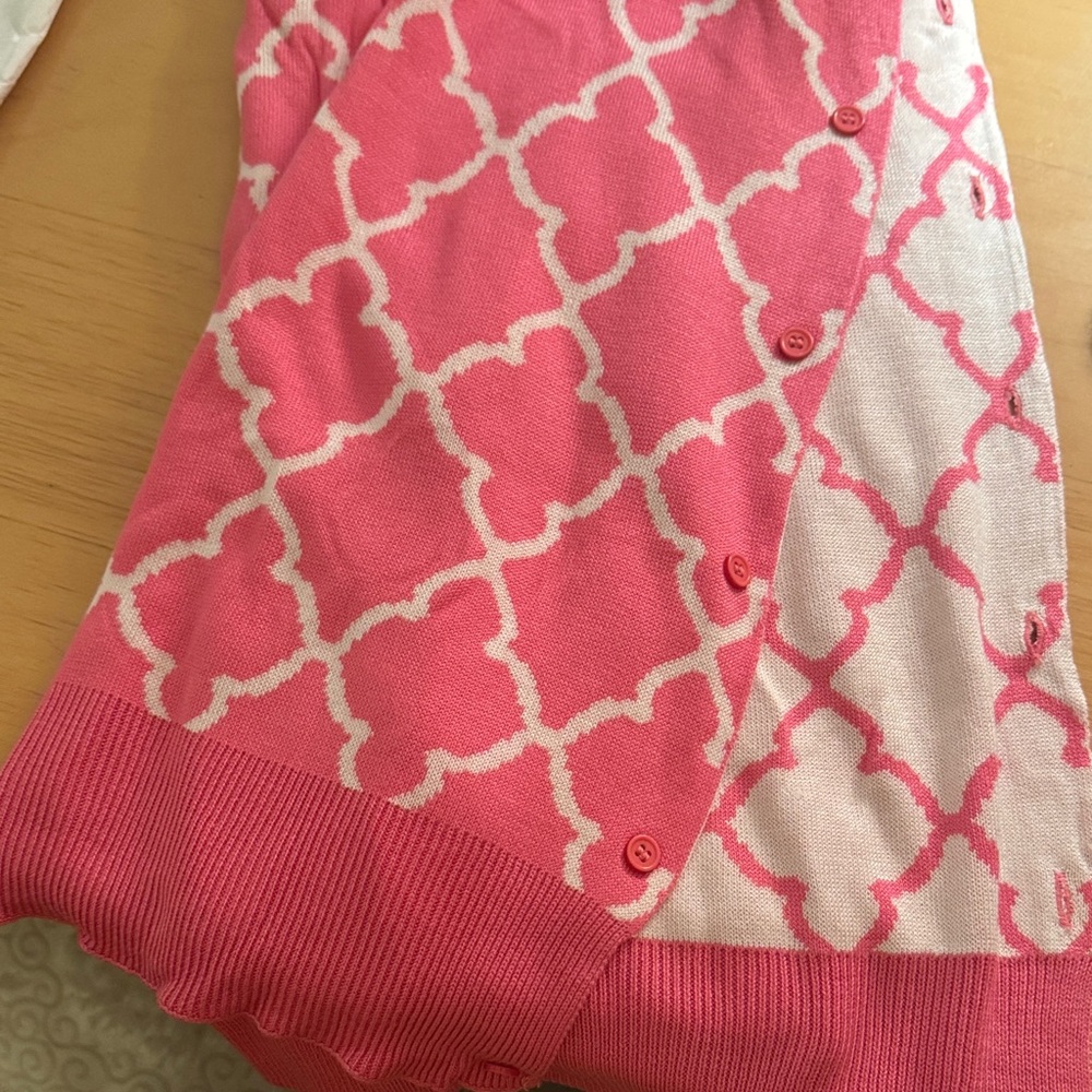 Papillon Blanc Pink and Cream Knitwear